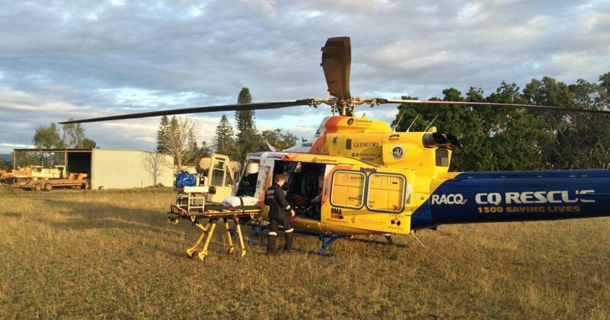 Toddler airlifted after quad bike accident AirMed&Rescue